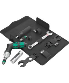 Wera 9524 Photovoltaic assembly tool set 1 (black/green, 7-piece, with Rapidaptor quick-change chuck)