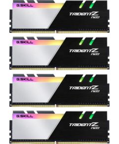 G.Skill DDR4 - 32 GB -3200 - CL - 16 - Quad  Kit, RAM, Trident Z Neo (F4-3200C16Q-32GTZN)