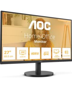 Monitor AOC AOC U27B3M 27inch 3840x2160 2xHDMI DP Black