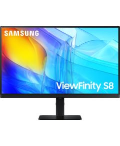 Monitor Samsung Monitor 27 cali ViewFinity S80D IPS 3840x2160 UHD 16:9 1xHDMI 1xDP 3xUSB 3.0 5ms PinP/PbyP 60Hz HAS+PIVOT płaski 3YOn-Site