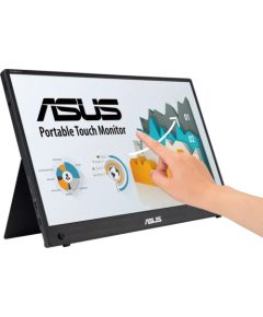 Monitor Asus ASUS ZenScreen MB16AMTR monitor komputerowy 39,6 cm (15.6") 1920 x 1080 px Full HD LCD Ekran dotykowy Czarny