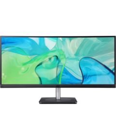 Monitor Acer Acer CB343CUR monitor komputerowy 86,4 cm (34") 3440 x 1440 px UltraWide Quad HD LED Czarny, Srebrny