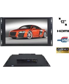 Monitor Nvox Monitor open frame ips led 13cali full hd vga hdmi usb av 12v 230v