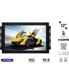 Monitor Nvox Monitor dotykowy open frame LED 12cali z wejściem VGA HDMI BNC... (NVOX OP1211T)