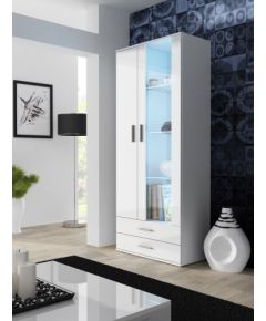 Cama Meble Cama display cabinet SOHO S6 2D2S white/white gloss