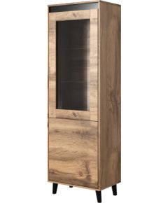 Cama Meble Cabinet NORD 60x38x182.5 cm oak wotan/anthracite