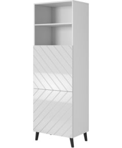 Cama Meble Cabinet ABETO 60x40x176.5 cm white/gloss white