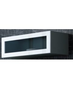 Cama Meble Cama Cabinet VIGO "90" glass 90/35/32 grey/white gloss