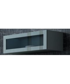 Cama Meble Cama Cabinet VIGO "90" glass 90/35/32 grey/grey gloss