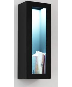 Cama Meble Cama Cabinet VIGO "90" glass 90/35/32 black/black gloss