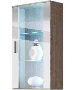 Cama Meble Cama hanging display cabinet SOHO sonoma oak/white gloss