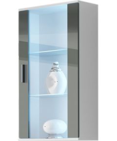 Cama Meble Cama hanging display cabinet SOHO white/grey gloss