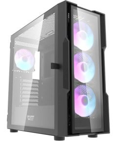 Darkflash DK431 GLASS computer case (black)