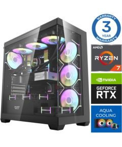 INTOP AQUA Ryzen 7 7700X 16GB DDR5 1TB SSD M.2 NVME RTX4070 SUPER 12GB no-OS