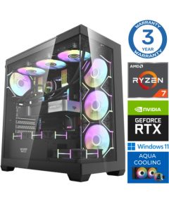 INTOP AQUA Ryzen 7 7700X 16GB DDR5 1TB SSD M.2 NVME RTX4070 SUPER 12GB WIN11