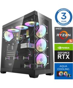 INTOP AQUA Ryzen 5 7600X 16GB DDR5 1TB SSD M.2 NVME RTX4070 SUPER 12GB no-OS