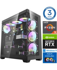 INTOP AQUA Ryzen 5 7600X 16GB DDR5 1TB SSD M.2 NVME RTX4070 SUPER 12GB WIN11