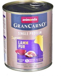 Animonda GranCarno Single Protein smak: jagnięcina - puszka 800 g