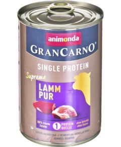 Animonda GranCarno Single Protein smak: jagnięcina - puszka 400 g