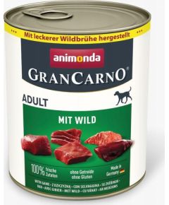 Animonda Animonda GranCarno Mokra Karma dla Psa Dzik 800g