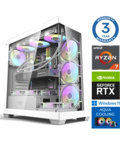 INTOP AQUA Ryzen 7 7700X 64GB DDR5 1TB SSD M.2 NVME RTX4060 8GB WIN11