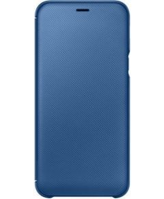 Samsung   A6 Plus 2018 A605 Wallet Cover EF-WA605CLE Blue