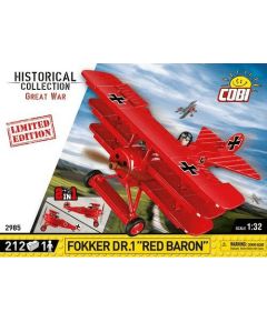 Cobi Historical Collection Great War Fokker Dr.1 Red Baron (2986)