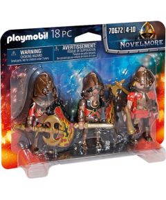 Playmobil Zestaw 3 Wojowników Burnham (70672)