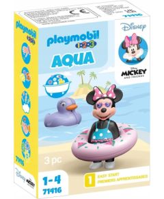 Playmobil Zestaw z figurką 1.2.3 Disney 71416 Myszka Minnie i wycieczka na plażę