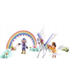 Playmobil Zestaw z figurkami Princess Magic 71361 Niebiański pegaz z tęczą