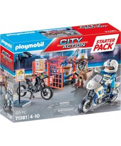 Playmobil Zestaw z figurkami City Action 71381 Starter Pack Policja