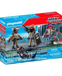 Playmobil Playmobil City Action Zestaw figurek jednostki specjalnej 71146