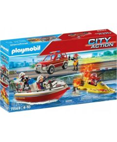 Playmobil Playmobil City Action 71569 Akcja straży pożarnej na wodzie