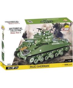 Cobi COBI 2570 Historical Collection WWII Amerykański czołg średni M4A3 Sherman 852 klocki