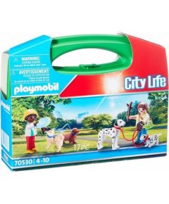 Playmobil Zestaw City Life 70530 Skrzyneczka Spacer z psami