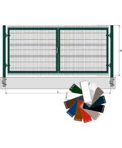 Vārti 3D H1,23*W5,0M 2-V RAL?.