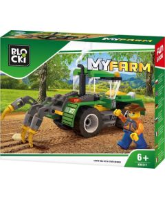 Blocki Klocki Blocki MyFarm Traktor z pługiem 85 el.