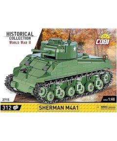 Cobi COBI 2715 Historical Collection WWII Czołg Sherman M4A1 312 klocków