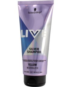 Schwarzkopf Live Szampon srebrny do włosów blond, rozjaśnionych i siwych 200ml