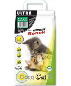 Żwirek dla kota CERTECH SUPER BENEK 7l CORN CAT ULTRA ŚWIEŻA      TRAWA Zbrylający żwirek kukurydziany zapachowy   /156