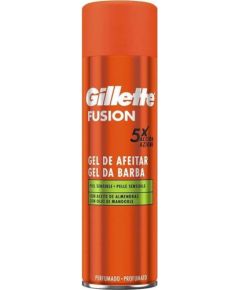 Gillette Fusion żel do golenia dla skóry wrażliwej 200ml