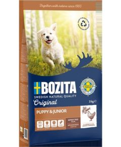 BOZITA Original Puppy & Junior Chicken - dry dog food - 3kg