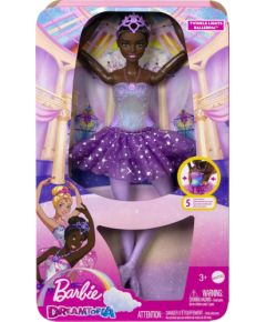 Lalka Barbie Mattel Baletnica Magiczne światełka Brunetka HLC26