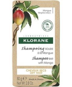 KLORANE_Mango Shampoo Bar szampon w kostce  do włosów suchych z mango 80g