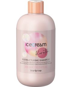 INEBRYA_Ice Cream Keratin restrukturyzujący szampon do włosów z keratyną 300ml