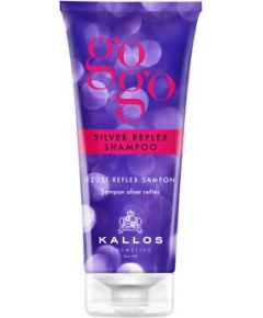 Kallos GOGO Silver Szampon do włosów siwych, blond i z pasemkami 200ml