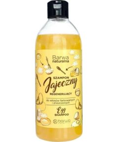 BARWA_Naturalna jajeczny regenerujący szampon do włosów farbowanych i zniszczonych 500ml