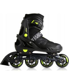 SkrituÄ¼slidas Blackwheels Sonic Green/Black, 33-36