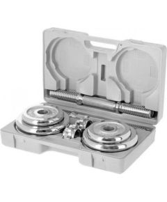 Barbells in a CHROME HMS 2x10kg STC20 case