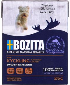 BOZITA Wet dog food Chunks in jelly Chicken 370 g